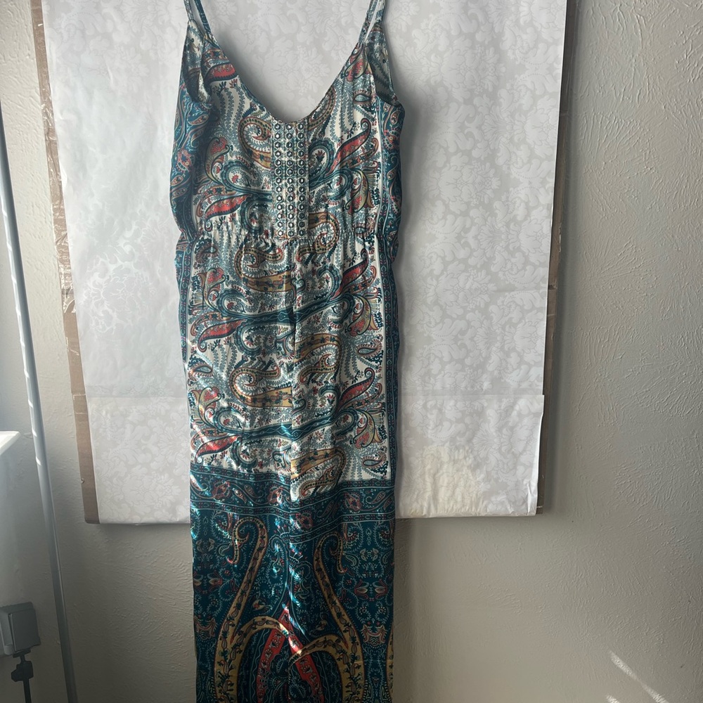 Boho Paisley Printed Jumpsuit -